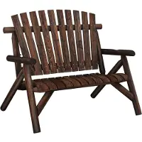 vidaXL Tuinbank 2-zits 119x85x98 cm massief vurenhout
