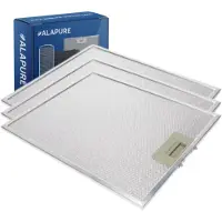 Alapure 3x Metaalfilter voor Inventum 40600909001 340x275mm