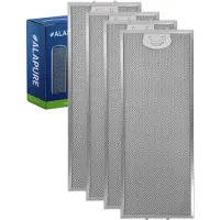 Alapure 4x Metaalfilter voor Etna 401468 / 89001193 468x183x7mm