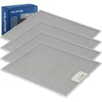 Alapure 4x Metaalfilter voor Siemens 363095 / 00363095 320x280x8mm