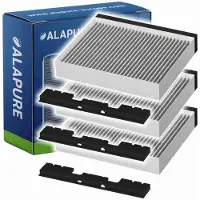 Alapure 3x CleanAir Koolstoffilter voor Bosch 17006595 / DZZ1CX1B4