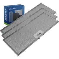 Alapure 3x Metaalfilter voor Whirlpool 481248058314 458x175x8mm
