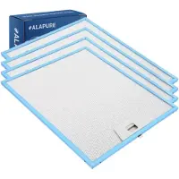 Alapure 4x Metaalfilter voor AEG 4055081220 300x253x8mm