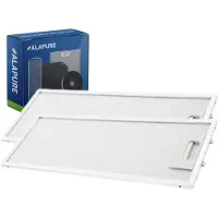 Alapure 2x Metaalfilter voor AEG 80875677 395x155mm