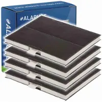Alapure 4x Koolstoffilter voor Siemens 00744073 / 744073 / LZ52451