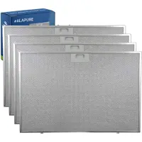 Alapure 4x Metaalfilter voor Whirlpool 488000302744 565x380x8mm