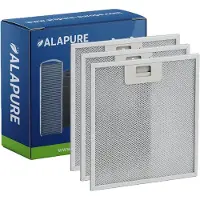 Alapure 3x Metaalfilter voor Blaupunkt GRI0009219A 304x267x9mm