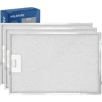 Alapure 3x Metaalfilter voor Viva 742967 / 00742967 388x265x8mm