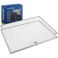 Alapure 2x Metaalfilter voor Zanussi 50287544006 403x300x8mm