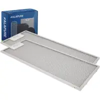 Alapure 2x Metaalfilter voor Inventum 40600900029 200x496x9mm