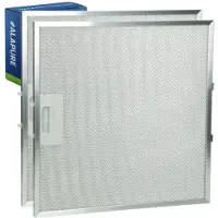 Alapure 2x Metaalfilter voor Bauknecht 481248058144 320x320x10mm