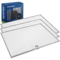 Alapure 3x Metaalfilter voor Electrolux 50287544006 403x300x8mm