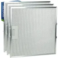 Alapure 3x Metaalfilter voor Scholtes 481248058144 320x320x10mm