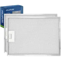 Alapure 2x Metaalfilter voor Constructa 703451 / 00703451 358x265mm