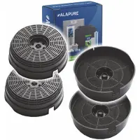 Alapure 2x Koolstoffilter voor Whirlpool 484000008782 / AKB000