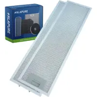 Alapure 2x Metaalfilter voor AEG 50287157007 470x137mm