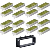 Alapure 4x CleanAir Koolstoffilterset voor Bosch 17007113 / HEZ9VRUD0