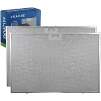 Alapure 2x Metaalfilter voor Hotpoint-Ariston 488000302744 565x380x8mm