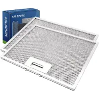 Alapure 2x Metaalfilter voor Scholtes 481248058332 275x217x8mm