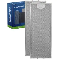 Alapure 2x Metaalfilter voor Atag 401468 / 89001193 468x183x7mm