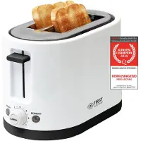 TZS First Austria Broodrooster - Toaster - 7 Warmteniveaus - 2 Extra Brede gleuven - 750W - Wit