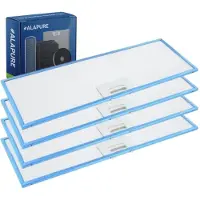 Alapure 4x Metaalfilter voor Zanussi 4055318085 456x159.5mm