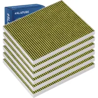 Alapure 2x CleanAir Plus Koolstoffilter voor Neff 11034226 / 17004039 / Z52JXB1X6 (3 St.)​​​​​​​