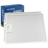 Alapure 2x Metaalfilter voor Beko 129730007 / 115657 320x273x8mm