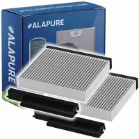 Alapure 2x CleanAir Koolstoffilter voor Constructa 17006795 / CZ51DXA0X0