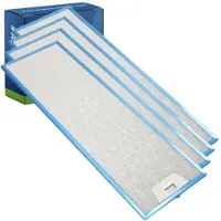 Alapure 4x Metaalfilter voor Franke 133.0176.352 166x516mm