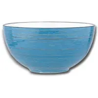Wilmax England Wilmax - Porseleinen Kom - Blauw - 1700 ml - 19 cm