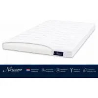 Nirwana bedden Nirwana Koudschuim Topdekmatras 130x220 - 7 cm - HR Koudschuim - Ergonomische Ondersteuning - Luxe Afritsbare Hoes - Geproduceerd in Nederland