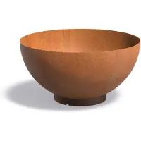 HetTuinstel.nl Cortenstaal bloempot 'Bocca' Ø120x61cm - Met bodem