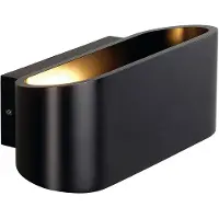 SLV Wandlamp Ossa R7S 18cm zwart