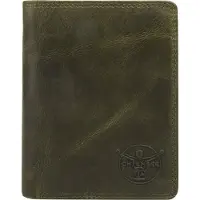 Chiemsee Leer portemonnee Dalian Wallet With Flap Green groen