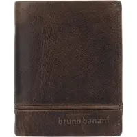 Bruno Banani Leer portemonnee Frankfurt Small Wallet Brown bruine