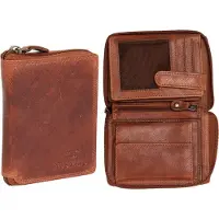 Mustang Leer portemonnee Udine Wallet Cognac bruine