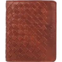 Mano Don Luca Portemonnee Leer 10 cm cognac