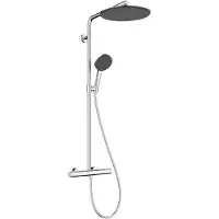 Hansgrohe Raindance Alive S Puro - Doucheset met thermostaat, diameter 30 cm, 3 straalsoorten, EcoSmart+, chroom 24594000