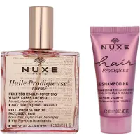 Nuxe Huile-Prodigieuse Huile-ProdigieuseBloemenset Huile Prodigieuse Florale 100 ml + Hair Prodigieux Le Shampoo Brillance Miroir 30 ml