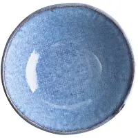 Olympia Denim Blue Coupe Kommen 160 mm (Pak van 6)