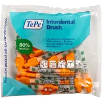 Tepe Interdentale Borstel Original, Zachte Tandenborstel voor Tandenreiniging, Verpakking van 25, 0,45 mm, Extra-Klein/Klein