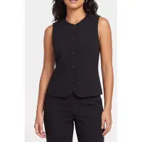 Calvin Klein Stretch Crepe Vest Black Maat: 4 | Gilets Outlet | Dames | Zwart