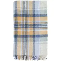 Bronte by moon Plaid Kintyre Blauw - Shetland Lamswol - 140x185 - Bronte by Moon Scotland