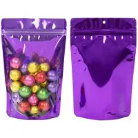 Packlinq Stazakken Purple 14,9x8,9x23,2cm Met Ophanggat (100 Stuks) | Doypacks | Stand up pouches