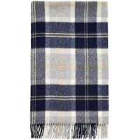 Bronte by moon Plaid Tartan Bannockbane Silver - Merino Lamswol - 140x185 - Bronte by Moon Scotland