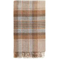 Bronte by moon Plaid Kintyre Beige - Shetland Lamswol - 140x185 - Bronte by Moon Scotland