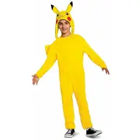 Disguise Pokemon Pikachu Deluxe Costume Geel 7-8 Years Kinderen