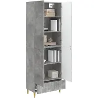 vidaXL Kast Set 2 st Bewerkt hout