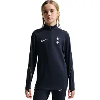 Nike Tottenham Hotspur Strike Trainingstrui 1/4-Zip 2026-2027 Kids Donkerblauw Geel Lichtblauw Wit